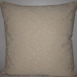 "Chenille Floral Pattern Decorative Pillow Cover-24""x24" - thumbnail 3
