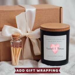 Personalised New Home Candle Housewarming Gifts For Couples Gift First Present B - thumbnail 2