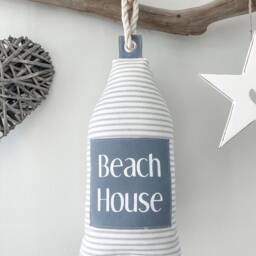 Nautical Pillow Buoy Coastal Fabric Buoy Beachy - thumbnail 3