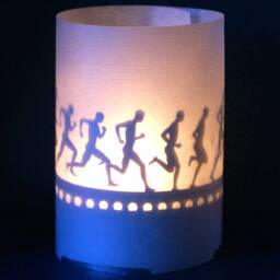 Running Trial Shadow Play Candle - Halloween Decor, Runner Gift