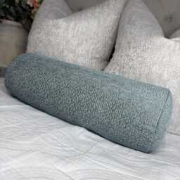 "Modern Teal Bolster Cushion 16"" X 6" - thumbnail 4