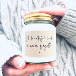 Memorial Sympathy Scented Soy Candle - thumbnail 2