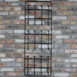 12 Wine Bottle Holder Wall Decor Wine Storage Rack Man Cave Cellar 120cm Tall - thumbnail 4