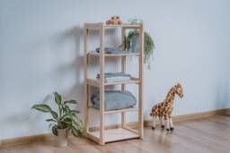 Montessori Maxi Toy Shelf, Nursery Birch Plywood Shelves, Toddler Furniture, Baby Registry Item