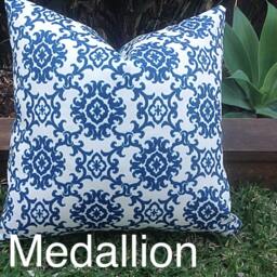 Blue Tropical Pillow Cover, Tommy Bahama Outdoor Cushion - thumbnail 2