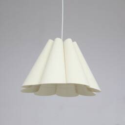 Handmade Burlap Petal Pendant Light Modern Pleated Lighting-5# - thumbnail 1