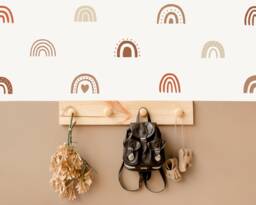 Rainbow Decals - Removable Wall Stickers, Nursery, Kids Room Decor - thumbnail 1
