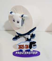 Spurs Sheep Toilet Roll Holder - Funny Football Gift For Him Or Her, Quirky Bathroom Decor Novelty Tottenham Hotspurs Soccer Fan Present - thumbnail 1
