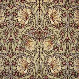Pimpernel By William Morris Custom Made To Measure Fully Blackout Lined/Lined Curtain Damson 3 - thumbnail 1