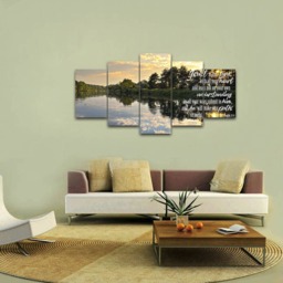 Proverbs 35-6 #31 Niv Trust in The Lord Bible Verse Canvas - Christian Scripture Religious Wall Art Home Decor Paintings - thumbnail 2