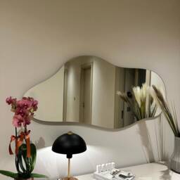 Asymmetrical Wall Mirror Large Decorative Irregular Mirror - thumbnail 3