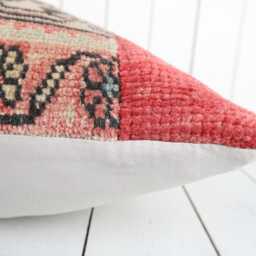 Vintage Turkish Kilim Pillow Cover Bohemian Accent Cushion - 16x16 - thumbnail 4
