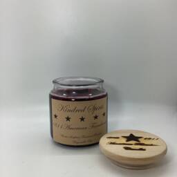 Kindred Spirit Highly Scented Candle/Apothecary Jar 18Oz/Paraffin Wax/Farmhouse Candle/Hand Poured Candle/Country-Primitive Candle - thumbnail 2