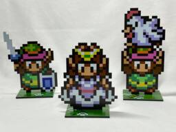 Zelda & Link Sprites - Super Nintendo A To The Past Inspired - thumbnail 1