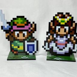 Zelda & Link Sprites - Super Nintendo A To The Past Inspired - thumbnail 3