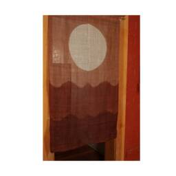 "Traditional Linen Noren, Door Way Curtain. - Aa2 35""W X 59" - thumbnail 1