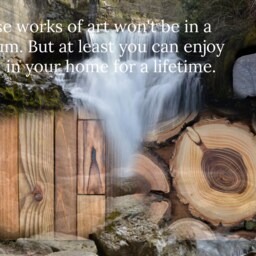 Textured Reclaimed Wood Wall Art For Memorable Bedroom Interior - thumbnail 3