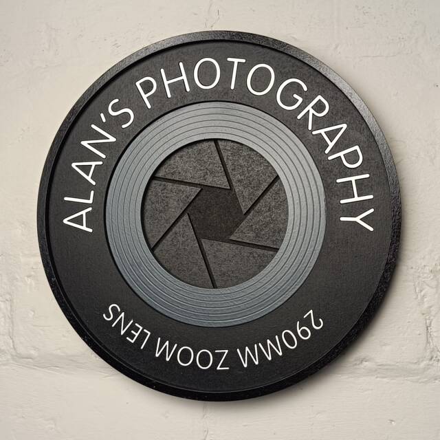 Large Personalised Camera Lens Sign - Custom Photography Wall Art For Studio Or Darkroom - image 1