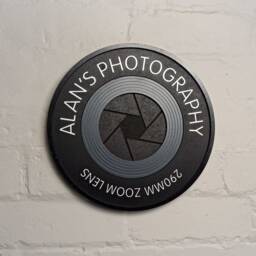 Large Personalised Camera Lens Sign - Custom Photography Wall Art For Studio Or Darkroom - thumbnail 2