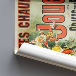Vintage Toy Store Ad - Aux Buttes Chaumont Jouets By Juan Cheret , French Monica's Apartment Poster, As Seen On Friends - thumbnail 2