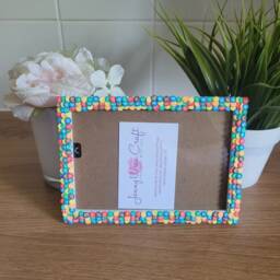 Colourful Chocolate Bean Candy Fimo Slices Photo Frame 4 X 6 Inches - thumbnail 2