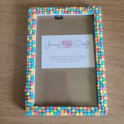 Colourful Chocolate Bean Candy Fimo Slices Photo Frame 4 X 6 Inches - thumbnail 3