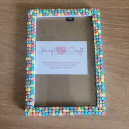 Colourful Chocolate Bean Candy Fimo Slices Photo Frame 4 X 6 Inches - thumbnail 4