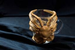 Handmade Beerhuger, Beer Mug With Face Hugger, From Alien Fandom