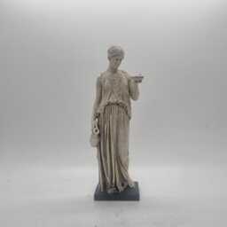 Goddess Hebe Statuette, Greek Mythology Gift, Gods & Goddesses, Roman Juventas Statue, Hellenistic Marble Sculpture, Resin Figurine - thumbnail 1
