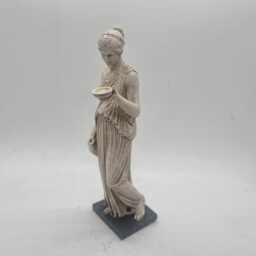 Goddess Hebe Statuette, Greek Mythology Gift, Gods & Goddesses, Roman Juventas Statue, Hellenistic Marble Sculpture, Resin Figurine - thumbnail 3