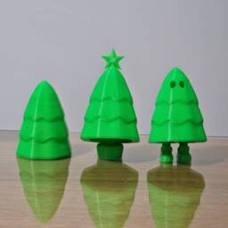 Christmas Tree & Presents Decoration - Secret Santa Fidget Toys Legs Snowman 3D Printed With - thumbnail 4