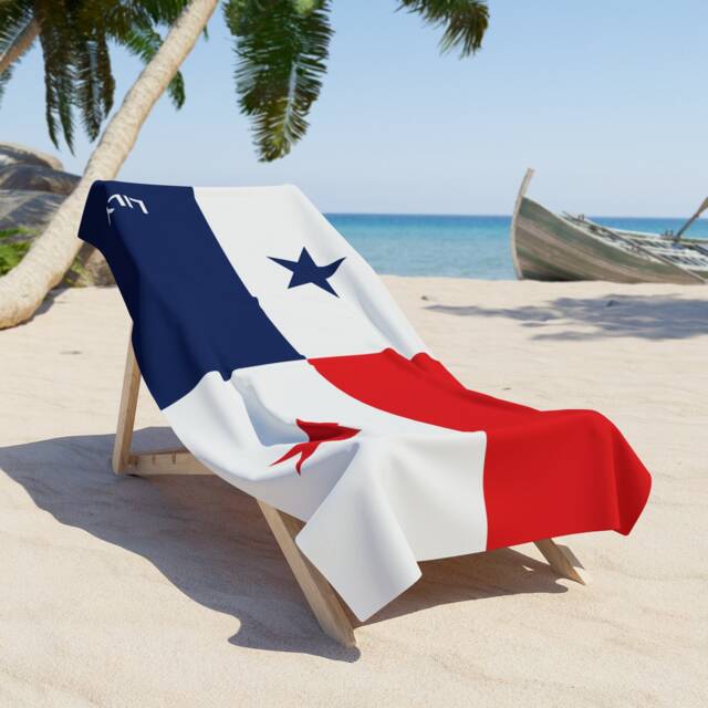 Panama Beach Towel, Panama Flag Tovel, Of Panama, Beach Country Gift, Tovel - image 1