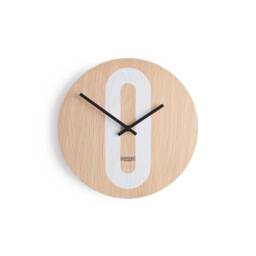 Wooden Wall Clock - Modern Minimal Design Home Decor Natural Wood- Large Handmade Silent Movement - thumbnail 2