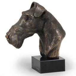 Fox Terier, Dog Marble Statue, Limited Edition, Artdog. Made Of Cold Cast Bronze. Perfect Gift. Limited Edition - thumbnail 3