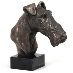 Fox Terier, Dog Marble Statue, Limited Edition, Artdog. Made Of Cold Cast Bronze. Perfect Gift. Limited Edition - thumbnail 1
