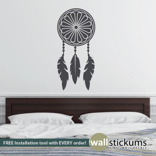 Dream Catcher Vinyl Wall Decal - Bedroom Decor - image 1
