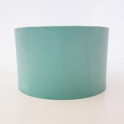 Light Mint Green Lampshade in Velvet With Champagne Lining - thumbnail 3
