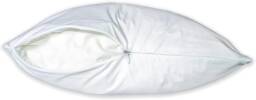 Luxury Zipper Close 233Tc 100% Cotton Downproof/Feather Proof Cushion/Pillow Protector White - thumbnail 1