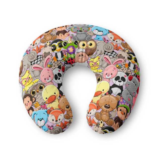 Cartoon Animals, Anime Nursing Pillow Cover - image 1