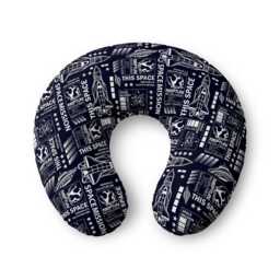 Space Shuttle Patch Pattern Nursing Pillow Cover - Rocket, Astronaut, Mission