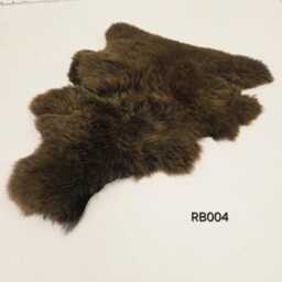 British Breed Sheepskin Rug Brown - Rare Real Eco Friendly Luxury Home Decor Limited Stock Interior - thumbnail 3
