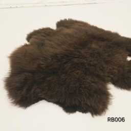 British Breed Sheepskin Rug Brown - Rare Real Eco Friendly Luxury Home Decor Limited Stock Interior - thumbnail 4