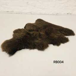British Breed Sheepskin Rug Brown - Rare Real Eco Friendly Luxury Home Decor Limited Stock Interior - thumbnail 2