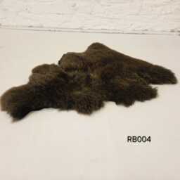 British Breed Sheepskin Rug Brown - Rare Real Eco Friendly Luxury Home Decor Limited Stock Interior