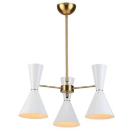 Mid Century Sputnik Chandelier, 3 Light Bow Tie Pendant Light, Inscapes Design - thumbnail 3