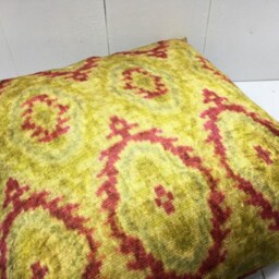 Handwoven Silk Ikat Pillow Cover - 20x20 - thumbnail 4