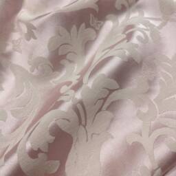Victorian Pink Curtains Damask Drapery Panel, Luxury Floral Living Room Drapes