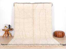 Authentic Moroccan Rug, Beni Ourain Rug 7x10 Ft - thumbnail 1