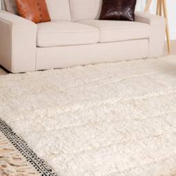 Authentic Moroccan Rug, Beni Ourain Rug 7x10 Ft - thumbnail 3