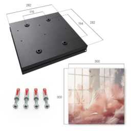 Pastel Feathers Key Cabinet For Home, Pink Industrial Box, Abstract Nature, Lovers Of Gentleness & Peace - thumbnail 4